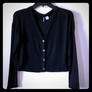 cropped cardigan sweater H&M Divided